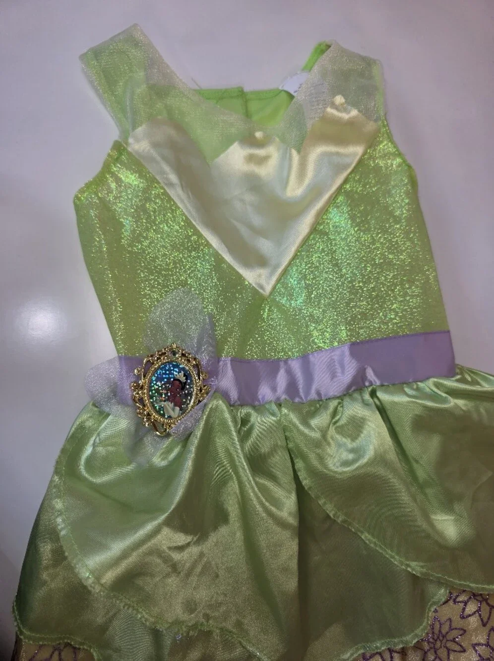 Disney Princess Tiana Dress Costume Girls 4-6X